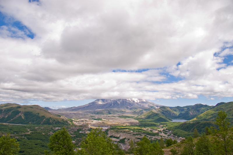 [Mt. St. Helens and Castle Lake]