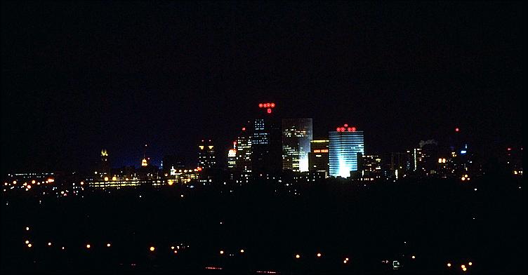 [Downtown Rochester at Night]