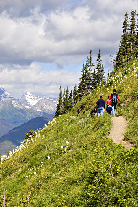 [Hiking the Highline Trail]